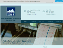 Tablet Screenshot of imbio.org